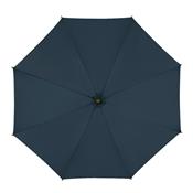 Parapluie écologique résistant au vent - Toile fait de plastique recyclé avec un manche en bambou - Large protection de 102CM de diamètre - Bleu