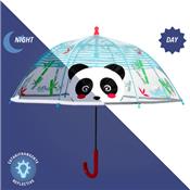 Parapluie cloche enfant avec bordure phosphorescente - Panda