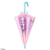 Parapluie long enfant rose avec Minnie - Parapluie Disney - Poignée bleue