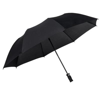 Grand parapluie pliant - automatique - noir