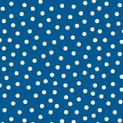 Housse de selle de vélo pour enfant - Bleu à pois blancs