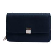 Petit sac à main femme - 2 en 1 - Micro fibre aspect cuir - Noir