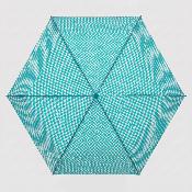 Mini parapluie pliant pour femme - Résistant au vent - Protection UV - Bleu turquoise