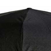 Parapluie pliant unisexe - Ouverture et fermeture automatiques - Résistant au vent - Noir avec bordure rouge