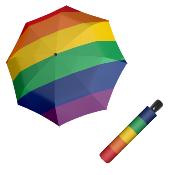 Parapluie pliant femme et homme - Léger et compact - Arc-en-ciel