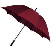 Parapluie de golf - Ouverture manuelle - fibre de verre - Bordeaux - Diamètre Large 130cm