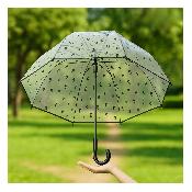 Parapluie transparent pour enfants - Système d'ouverture automatique - Avec poignée à crochet facile à saisir - Chiffres