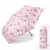 Mini Parapluie de Poche pour Femmes - Parapluie Plat Ultra Léger et Ultra Compact - Rose pastel