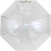 Parapluie cloche transparente de mariage - Ouverture Automatique - Bride Gold