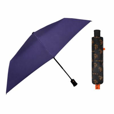 Parapluie pliant ultraléger pour femme - Ouverture et fermeture automatiques - Résistant au vent - Protection UV - Violette