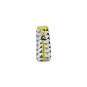 Mini parapluie femme - Résistant au vent - Housse fournie - Motifs scandinaves - Poignée jaune