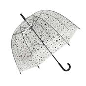 Parapluie cloche transparent résistant au vent - Etoiles