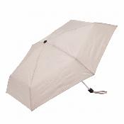 Mini parapluie pliant pour femmes - Ultra-léger et compact - Résistant au vent - Beige