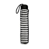 Parapluie pliant - leger - Rayures noir et blanc