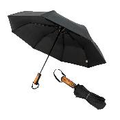 Parapluie pliant automatique pour homme - Parapluie à trois volets - Noir
