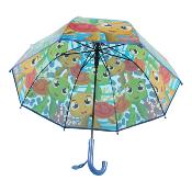 Parapluie enfant - Ouverture automatique - Tortue - Bleu profond