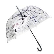 Parapluie cloche transparent - Ouverture automatique - Chien