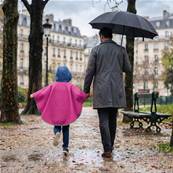 Poncho pour enfants de 3 à 6 ans - Bandes réfléchissantes pour une meilleure visibilité nocturne - Rose fuchsia