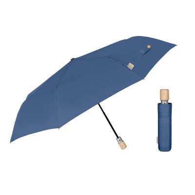 Mini Parapluie Pliant et écologique pour Hommes et Femmes - Ouverture et Fermeture Automatiques - Bleu