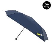 Mini Parapluie pliant por femme - Avec protection anti-UV - Ultra-léger 100g - Résistant au vent - Bleu