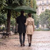 Parapluie pliant carré pour femmes - Grande toile de 102 cm - Résistant au vent - Adapté à 2 personnes - Vert olive