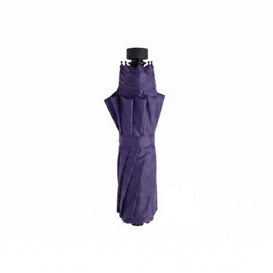 Parapluie pliant ultraléger et slim pour femmes - Résistant au vent - Avec protection UV - Violet