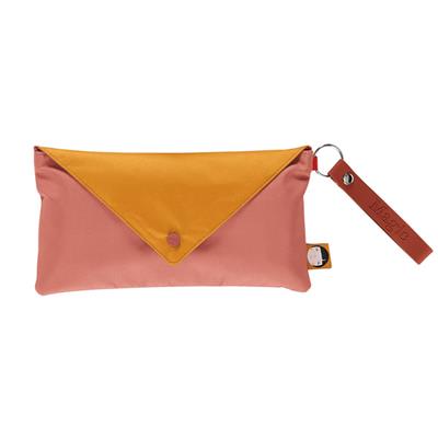 Mini parapluie multicolore avec pochette rose de rangement - Résistant au vent - Super léger