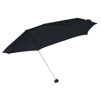 Parapluie noir tempête de poche - Résistance vent de 80km/h - Aérodynamique - Pliant