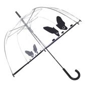 Parapluie femme - droit - transparent - chien