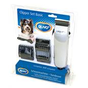 Duvoplus – Set Tondeuse Basique pour Chien Offrant Toilettage Simple – 10W – Dimensions Adaptées – Argent