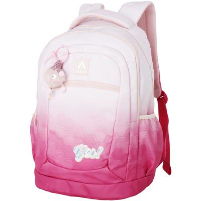 Sac à dos scolaire Annox NextGen - 30 x 19 x 46 cm - 26 L - Rose/Blanc