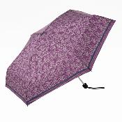 Mini parapluie pliant pour femmes - Protection UVP 50+ - Ultra-léger et compact - Imprimé Paipai - Rose fuchsia