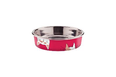 Ferribiella – Gamelle Bella Xxs pour Petits Chiens et Chats – Stable et Hygiénique – 150 ml – Ø10 cm – Rouge