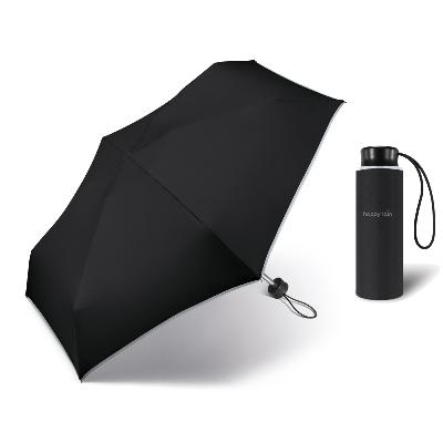 Mini parapluie pliant pour femme - Ultraléger et compact - Noir