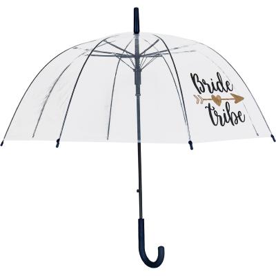 Parapluie cloche transparente de mariage - Ouverture Automatique - Bride Tribe