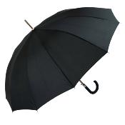 Grand parapluie golf imprimé noir - Diamètre de 115 cm