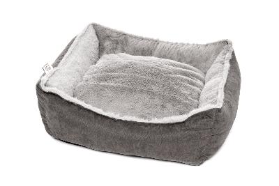 Ferribiella – Maison Moelleuse pour Chiens et Chats pour Chiens et Chats – Couchage Confortable et Rassurant – Standard –60 x 50 cm – Rose