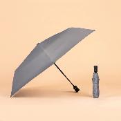 Parapluie pliant ultraléger pour femme - Ouverture et fermeture automatiques - Résistant au vent - Protection UV - Grey
