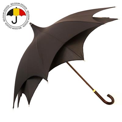 Parapluie pagode D'Amazoni - Fabriqué en Belgique - Noir