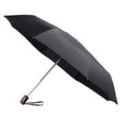 Parapluie pliant automatique - poignée style ronce de noyer