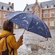Parapluie phosphorescent pour enfants - Constellations - Rose