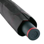 Parapluie de poche pliant et compact - Résistant au vent - Toile éco-certifiée Noir
