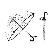 Parapluie transparent pour enfants - Système d'ouverture automatique - Avec poignée à crochet facile à saisir - Chiffres