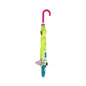 Parapluie 3D pour enfants - Princesse avec couronne verte