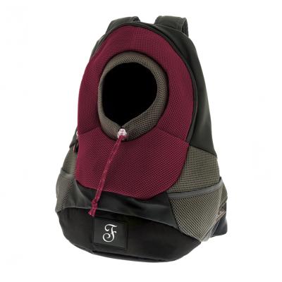 Ferribiella – Sac À Dos 7Kg Pour Chiens Et Chats Transport Stable Et Sécurisé – Taille 7 Kg – 43 x 20 x 48 cm – Bordeaux