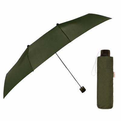 Parapluie pliant carré pour femmes - Grande toile de 102 cm - Résistant au vent - Adapté à 2 personnes - Vert olive