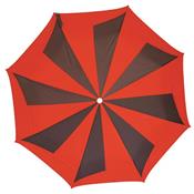 Parapluie pliant automatique AYRENS - Fabriqué en France - Orange et anthracite