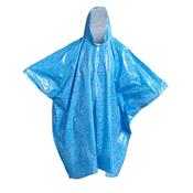 Cape de pluie bleue - Imprimé gouttes de pluie