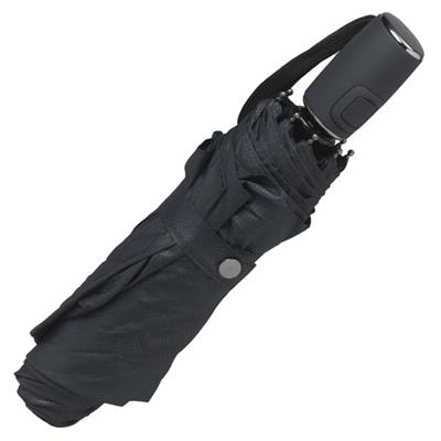 Parapluie pliant Hugo Boss pour homme - Ouverture automatique - Diamètre 102 cm - Bleu foncé