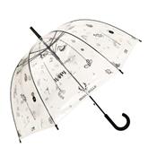 Parapluie cloche transparent automatique pour femme - Happy